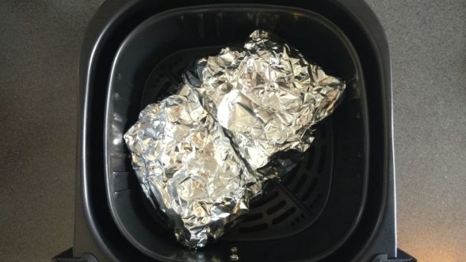 Preparar espárragos en la freidora de aire caliente