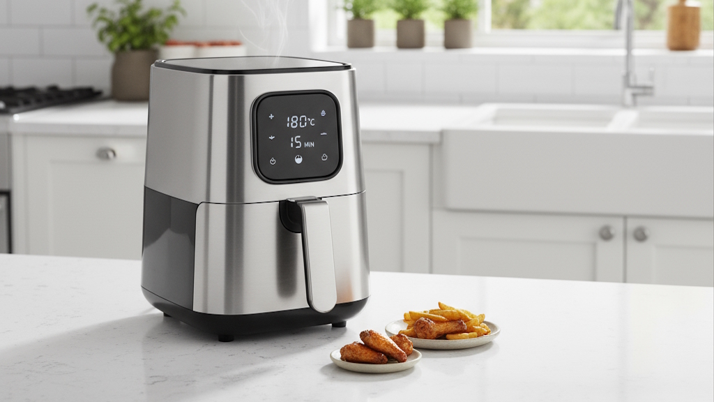 Kleine Heißluftfritteuse