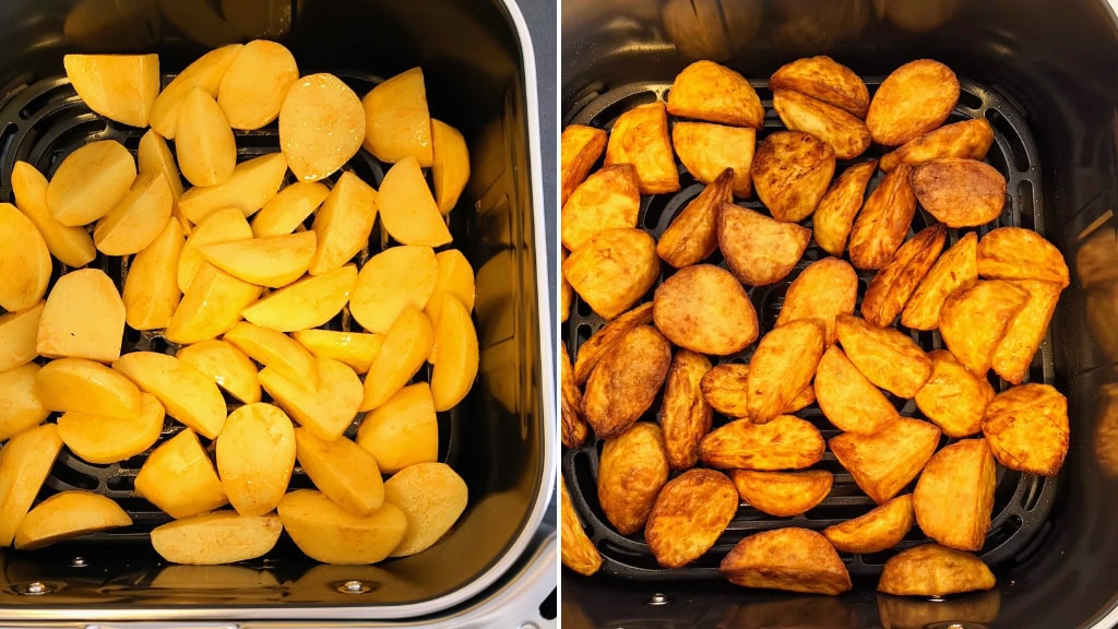 Kartoffelspalten aus der Cosori Iconic