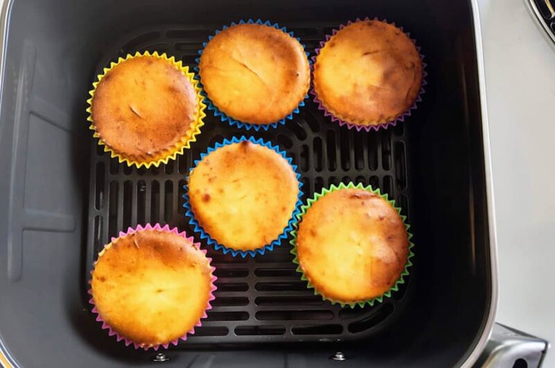 Käsekuchen Muffins aus der Heißluftfritteuse